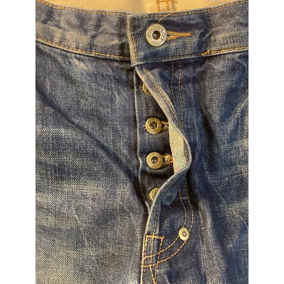 PRPS Mens Jeans 38X34 Straight Leg Button Fly Selvedge Denim Donwan Harrell - Picture 6 of 14